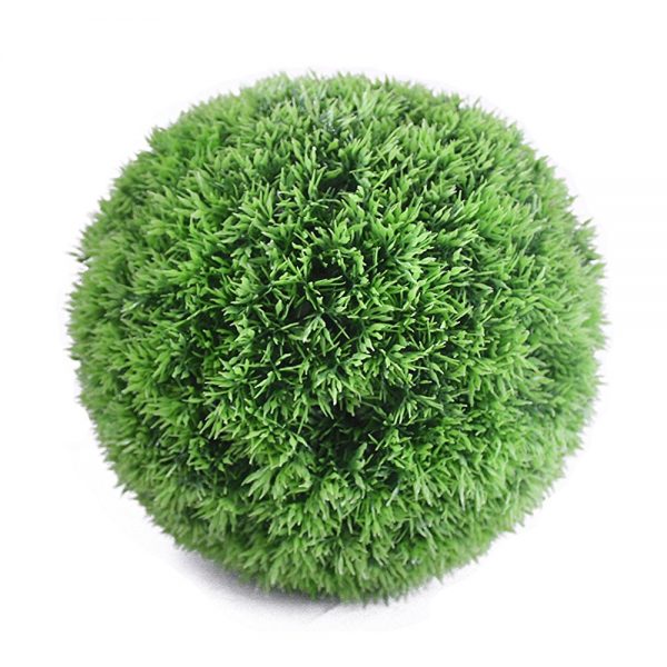 Set of 2 stunning purple heather topiary balls (40cm) - The Artificial ...