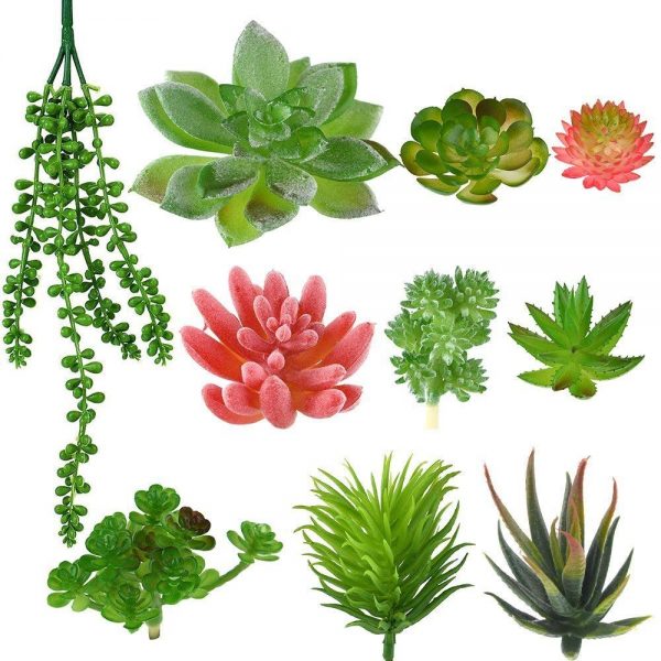 10 artificial plants